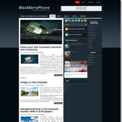 BlackBerryPhone Blogger Template