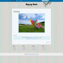 Blog by Photo Blogger Template