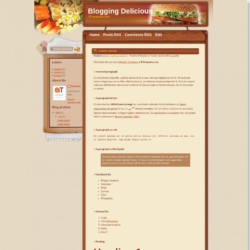 Blogging Delicious Blogger Template