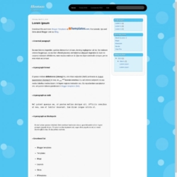 Blootoon Blogger Template