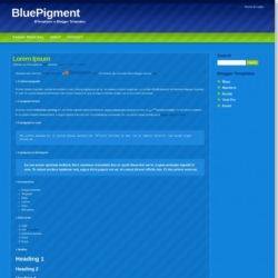 BluePigment Blogger Template