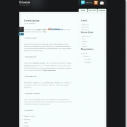 Blueyo Blogger Template