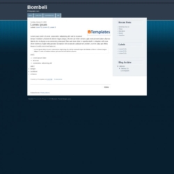 Bombeli Blogger Template