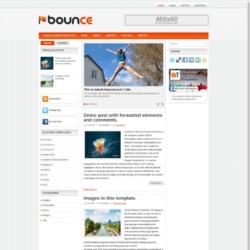 Bounce Blogger Template