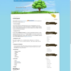 Bounded Tree Blogger Template