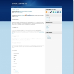 Breezepress Blogger Template