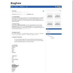 Bughaw Blogger Template