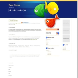 Bunt Ozean Blogger Template