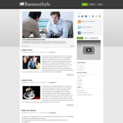 Business Style Blogger Template