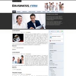 BusinessFirm Blogger Template