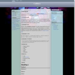Calibra Blogger Template