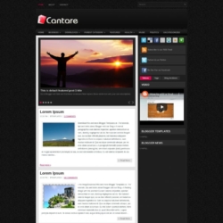 Cantare Blogger Template