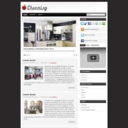 Charming Blogger Template