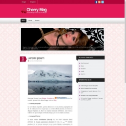 Cherry Mag Blogger Template