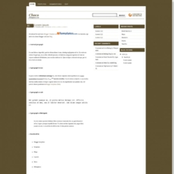 Choco Blogger Template