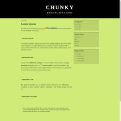 Chunky Blogger Template