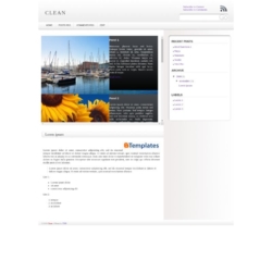 Clean Blogger Template