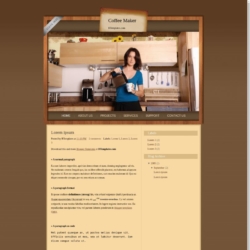 Coffee Maker Blogger Template