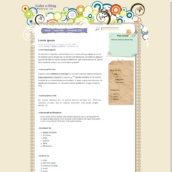 Color o Ring Blogger Template
