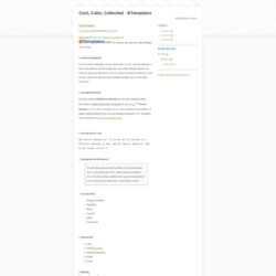 Cool, Calm, Collected Blogger Template