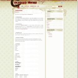 Cracked Blogger Template