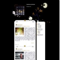 Cuentos de Noche Blogger Template