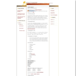 Cultivado Blogger Template