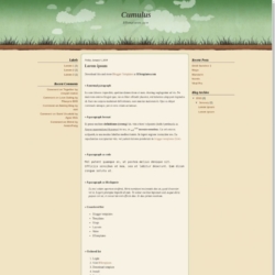 Cumulus Blogger Template