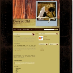Days of Old Blogger Template