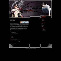 Death Note Blogger Template