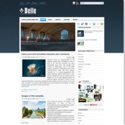 Delle Blogger Template