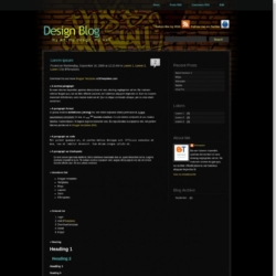 Design Blog Blogger Template