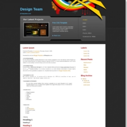 Design Team Blogger Template