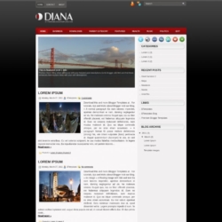 Diana Blogger Template