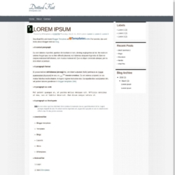 Dotted Flat Blogger Template