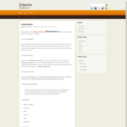 Elantris Blogger Template