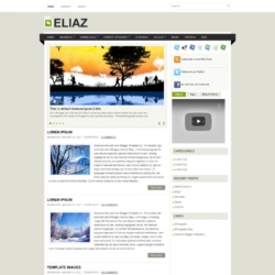 Eliaz Blogger Template