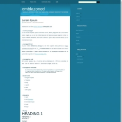 Emblazoned Blogger Template