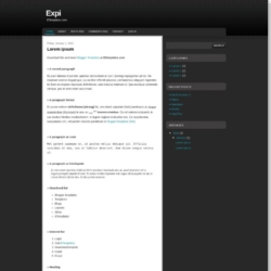 Expi Blogger Template