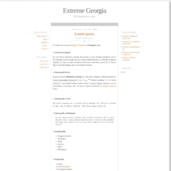 Extreme Georgia Blogger Template