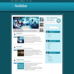 FactSaber Blogger Template