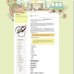 Favorite Destination Blogger Template