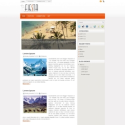 Fiesta Blogger Template