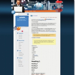 Finance Hour Blogger Template