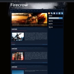 Firecrow Blogger Template