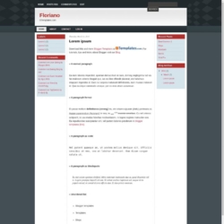 Floriano Blogger Template