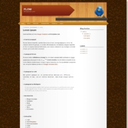 Flow Blogger Template