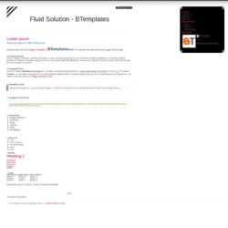 Fluid Solution Blogger Template