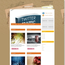 Foodiary Blogger Template