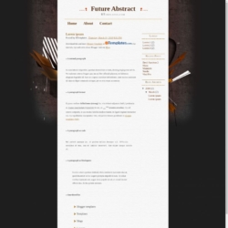 Future Abstract Blogger Template